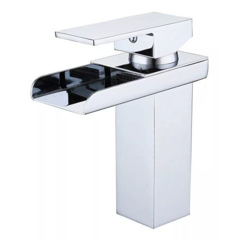 Torneira de Banheiro/Lavabo Monocomando Misturador Cascata Calha Linn ME13