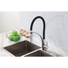 Torneira de Cozinha Gourmet Flexível Monocomando Mesa Silicone Estilo Preta ME08 - 6