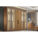 Ver imagem 1 de Guarda Roupa Casal Linea 6 Portas 6GAVS Cumaru N. Horizonte