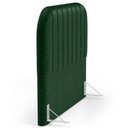 Ver imagem 5 de Cabeceira Cama Box Queen Estofada Orgânica 160cm Alice W01 Couríssimo Verde - Lyam Decor