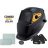 Combo Máscara de Solda Automática 4k Mak Solar Super Tork Comb-701/2x12 com 2 Esquadros Magnéticos 1 - 2