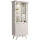 Ver imagem 5 de Cristaleira para Sala de Jantar Bar Adega 4 Portas Vicky N01 Off White - Lyam Decor