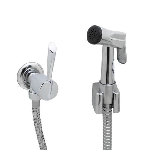 Ducha Higiênica Chuveirinho Gatilh Metal Cromado C61 1/4 Volta