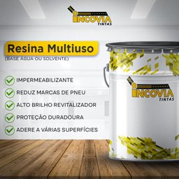 Resina Multiuso Solvente - Preto - 18l - 6