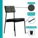 Ver imagem 7 de Conjunto de Sala de Jantar 4 Cadeiras Pisa Carraro Freijó Preto