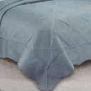 Ver imagem 4 de Colcha Matelassê - Casal - Egeu - Cinza - C/ Porta Travesseiro - Camesa