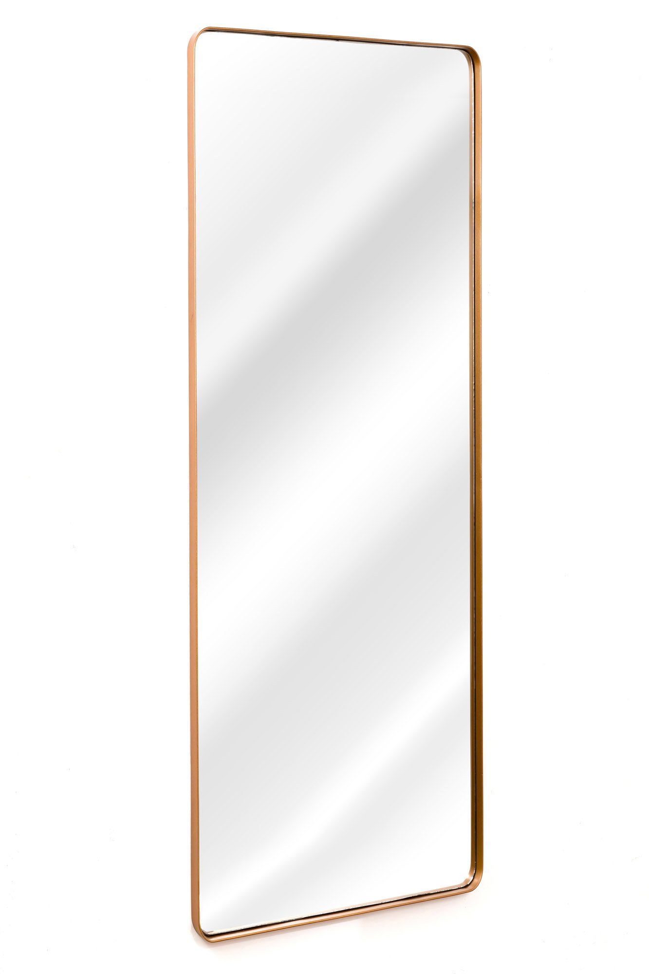Espelho Grande Corpo Inteiro Retangular com Moldura em Metal Industrial 170 x 70cm Bronze - 2