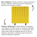 Ver imagem 5 de Cabeceira Estofada Cama King 195 Cm Luísa Suede e Frame:amarelo