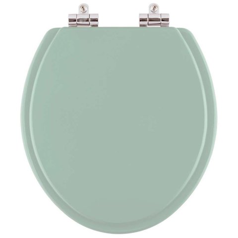 Assento Sanitário Poliester Soft Close Flamingo Verde Claro para vaso Incepa