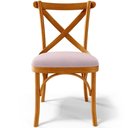 Ver imagem 4 de Kit 08 Cadeiras para Sala de Jantar e Estar Living Estofada Ávila L02 Suede Rosê - Lyam