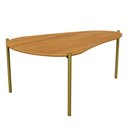 Ver imagem 1 de Mesa de Centro para Sala de Estar Orgânica Industrial 90cm Hagar D03 Freijó - Lyam Decor