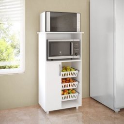 Fruteira com Nicho 1 Porta 3 Cestos 0260  - 1