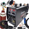 Maquina Solda Mig 4x1 Bivolt 180 Completa Cilindro Mascara - 1