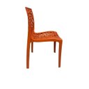 Ver imagem 3 de Cadeira Gruvyer Terracota Sala de Jantar Cozinha Restaurante Cafeteria