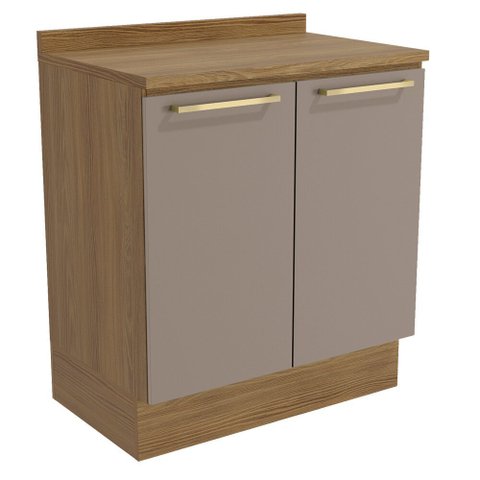 Balcão Multiuso com Tampo 80cm Botanic 2 Portas Kappesberg