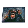 Quadro Macaco de Aquarela Canvas sem Vidro - 1