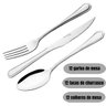 Jogo Garfo Faca Colher Inox 36 Peças Restaurante Buffet Bar - 2