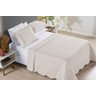 Roupa Cama Casal Super King Sofisticata Bordado Colcha Domo - 2
