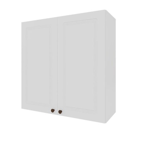 Armário Aéreo Cozinha 80 cm Bariloche 2 Portas 6225.12 Branco - Indekes