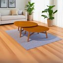 Ver imagem 3 de Mesa de Centro para Sala Grande Organica Manaus Base Madeira