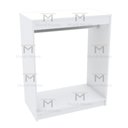 Ver imagem 2 de BALCAO ARARA 100% MDF M466.B (CENTRO, LOJA, CABIDEIRO) MUNDI MOVEIS