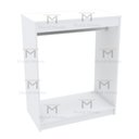 Ver imagem 4 de BALCAO ARARA 100% MDF M466.B (CENTRO, LOJA, CABIDEIRO) MUNDI MOVEIS