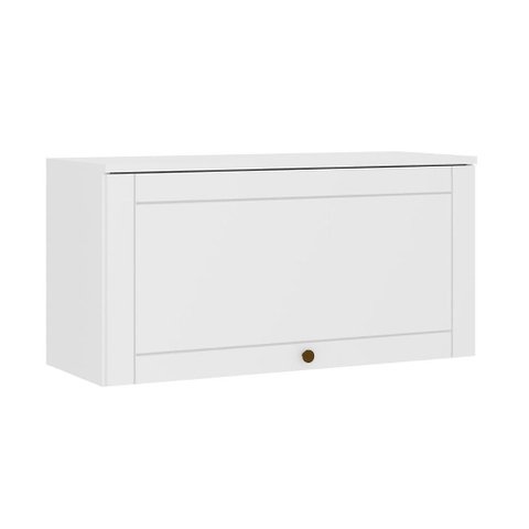 Armário Aéreo P/ Cozinha Bella 2603 C/ 1 Porta Basculante 80cm Branco - Carraro