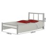 Cama de ferro tubular casal resistente Laís - 4