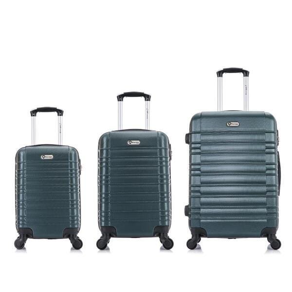 Conjunto de Malas de Viagem Pp, P e M Detroit Swiss Move Verde - 2