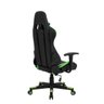 Cadeira Gamer Verde e Preto Healer Strike Reclinável Giratória - 3