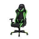 Ver imagem 7 de Cadeira Gamer Verde e Preto Healer Strike Reclinável Giratória
