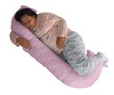 Ver imagem 1 de Travesseiro Gigante Multiuso Unissex Formato C Happy Line - Rosa