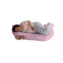 Ver imagem 2 de Travesseiro Gigante Multiuso Unissex Formato C Happy Line - Rosa