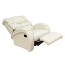 Ver imagem 6 de Poltrona do Papai Reclinável Zero Wall com Gatilho Oasis Couro (PU) Bege - Gran Belo