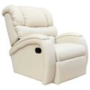 Ver imagem 1 de Poltrona do Papai Reclinável Zero Wall com Gatilho Oasis Couro (PU) Bege - Gran Belo