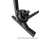 Ver imagem 7 de Suporte Cavalete Ajustável Athletic 120kg para Agachamento Supino Semi-profissional Casa Condomínio