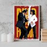 Quadro Pulp Fiction Dancing 33x24cm - com Vidro:madeira Preta - 2