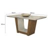 Conjunto Sala de Jantar Mesa Tampo Mdf 6 Cadeiras Apogeu Ii Móveis Lopas - 3