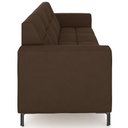 Ver imagem 4 de Sofá 2 Lugares Sala Living Industrial 160cm Senna K01 Veludo Marrom - Lyam Decor