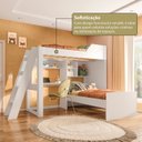 Ver imagem 5 de Beliche Office Infantil Juvenil com Escrivaninha Vivace