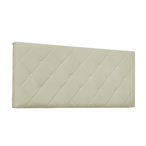 Cabeceira Painel Tânia Para Cama Box Casal 140 cm Corino Bege - D’Rossi