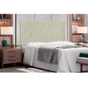 Ver imagem 2 de Cabeceira Painel Tânia Para Cama Box Casal 140 cm Corino Bege - D’Rossi