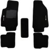 Jogo de Tapete Automotivo Carpete Chevrolet Onix 2018 À 2019 Soft Logo Bordado Preto 5 Peças - 3