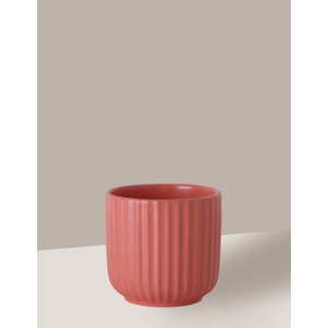 Vaso Cachepô de Cerâmica para Plantas Coral PE