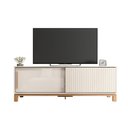 Ver imagem 2 de Rack Bancada Tv para Sala de Estar 180cm Visari Off White/freijó C01 - D’Rossi