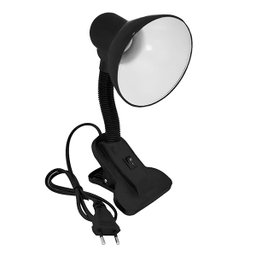 Luminária Articulada Preta com Garra Presilha Bivolt - 2