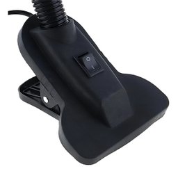 Luminária Articulada Preta com Garra Presilha Bivolt - 4