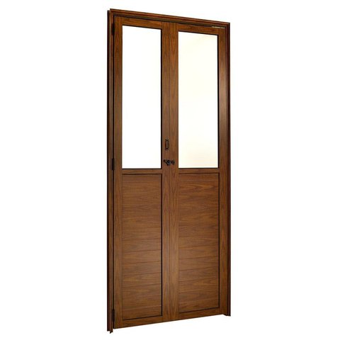 Porta Lambril Camarão Vidro Mini Boreal 210x80 Fortsul Esquadrisul Abertura Esquerda