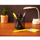 Ver imagem 3 de Porta Caneta, Porta Lápis, Porta Treco Kit C/ 10 Unds, Redondo, Aramado, Preto