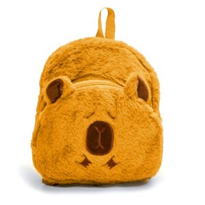 Mochila Escolar - Pelucia Capivara - Capybara